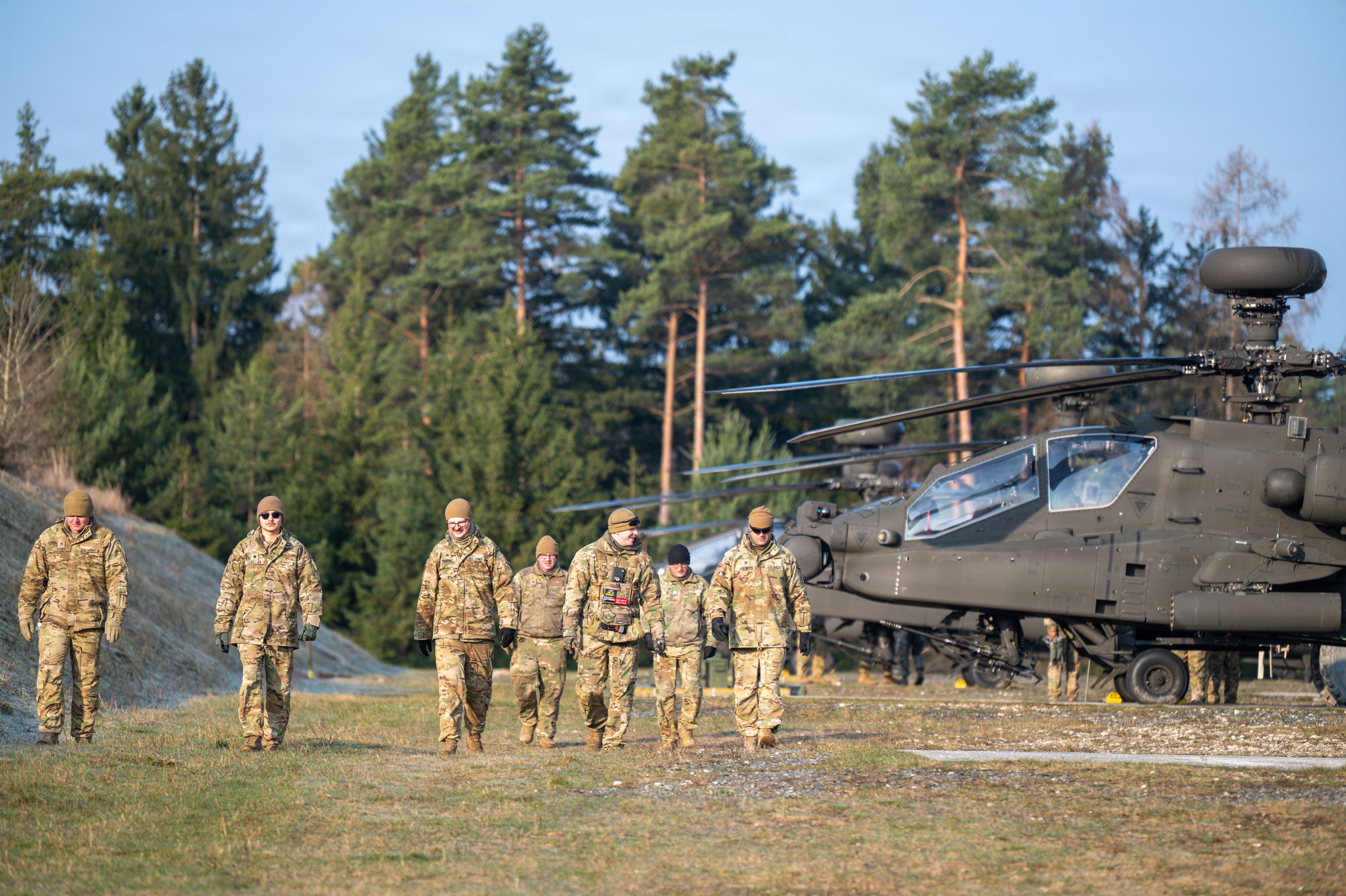 AH-64 Apache Helicopters Successfully Engage and Destroy Unmanned Aerial Vehicles in Europe's First Air-to-Air Combat Drill