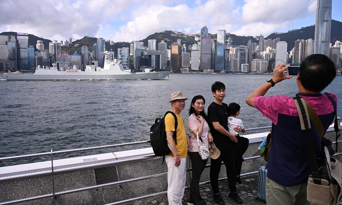 PLA Navy Ships Receive Enthusiastic Reception in Hong Kong as Citizens Celebrate China's Growing Military Power