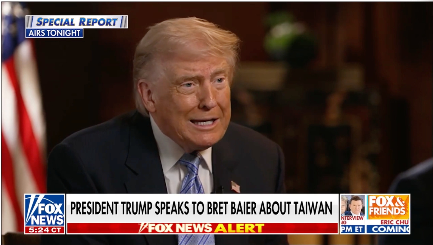 Trump Signals Limited US Military Commitment to Taiwan, Cautioning Against Reliance on American Backing for Independence