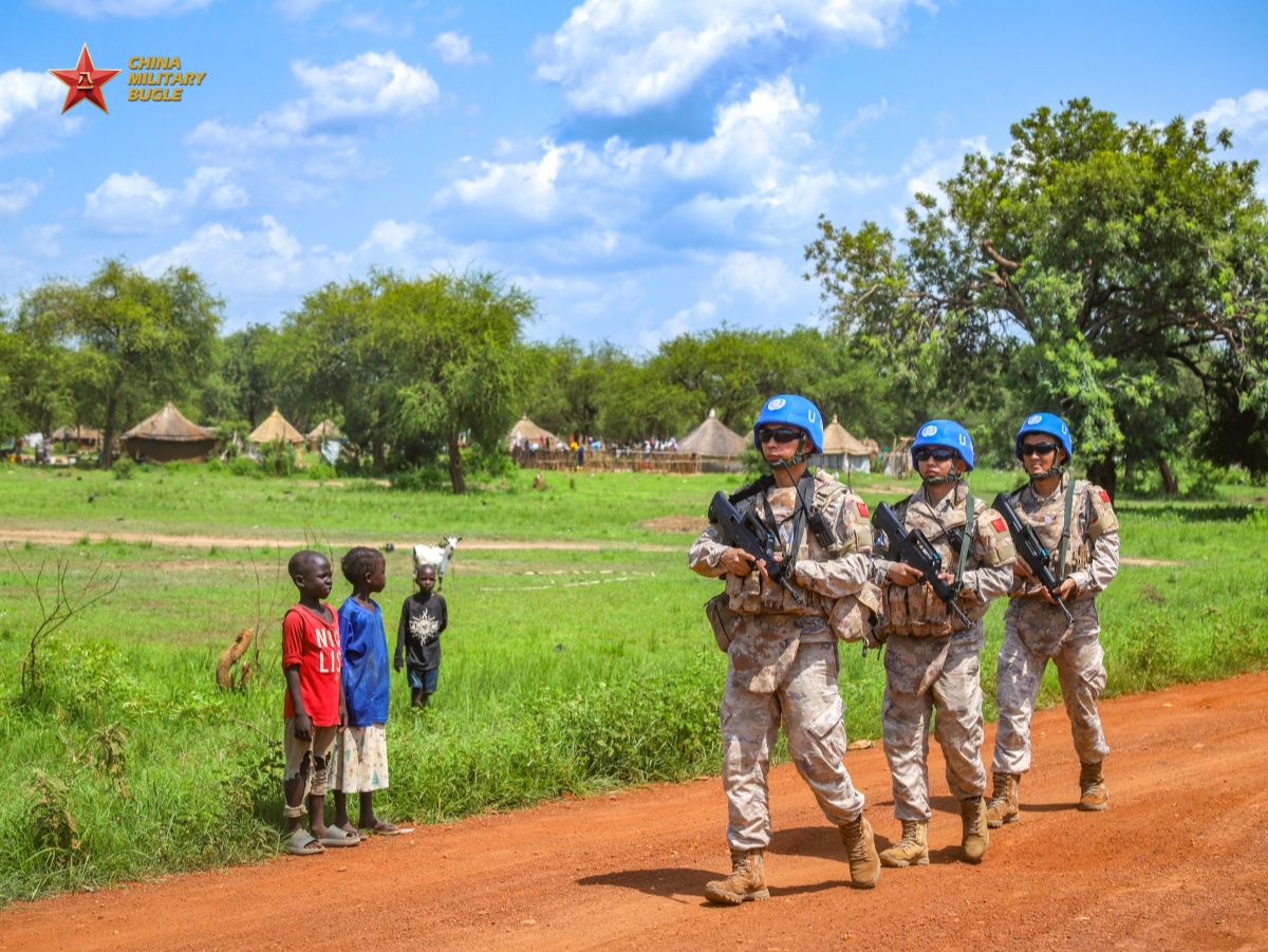 China's 12th Peacekeeping Infantry Unit Successfully Conducts Armed Patrol Operation in South Sudan's Mongalla Area