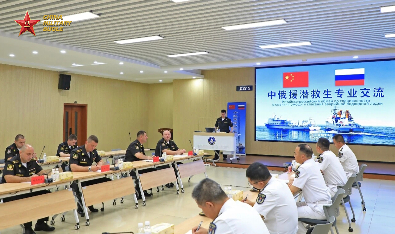 China and Russia Conduct Joint Naval Workshop Focused on Underwater Vessel Rescue Operations