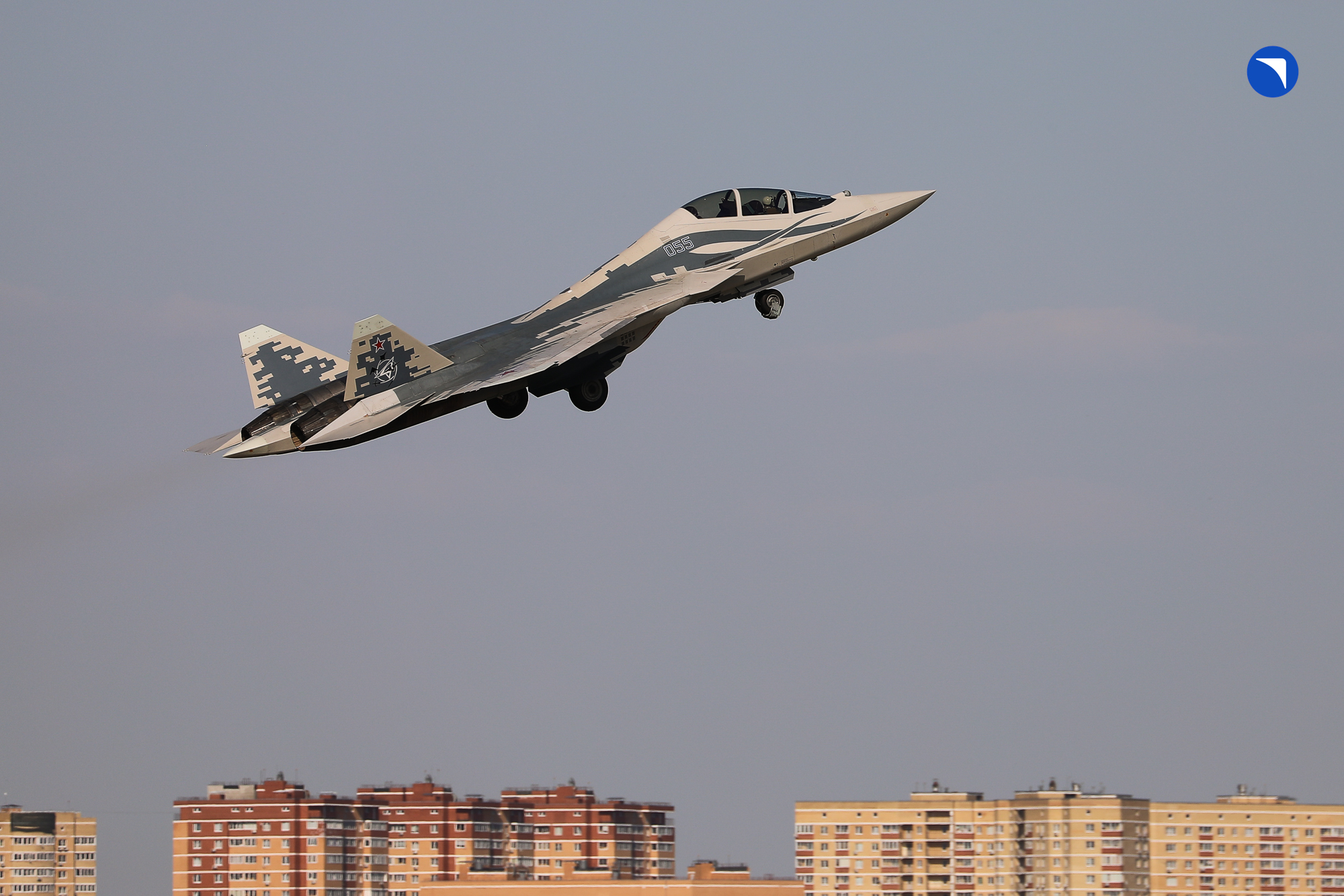 Russia's Fifth-Generation Su-57 Fighter Completes First Flight in Its Dual-Seat Configuration