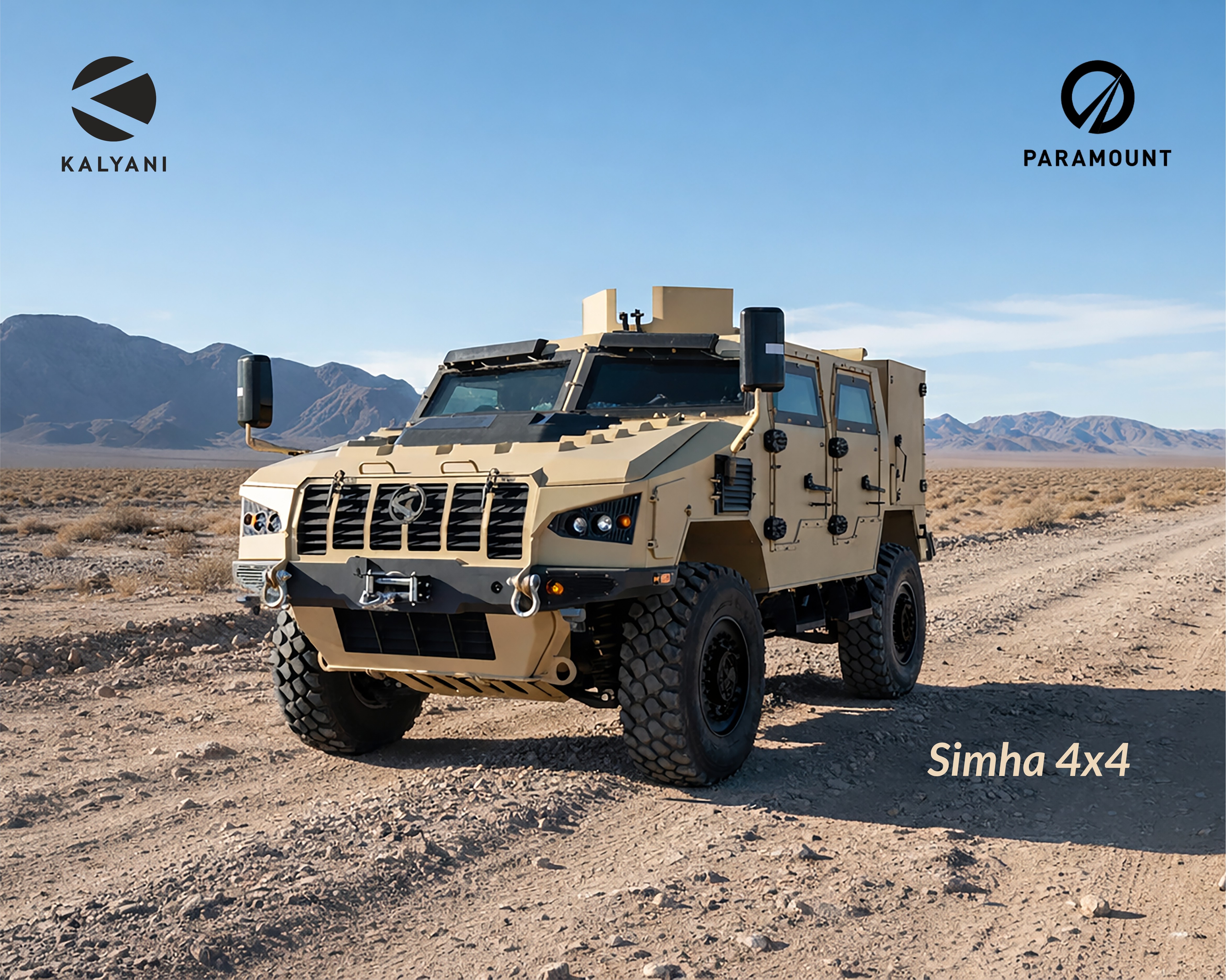 KSSL and Paramount Launch the Simha 4x4, a Next-Generation Modular Multi-Role Military Vehicle