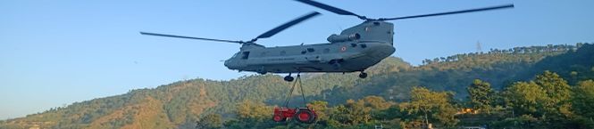 Indian Army and Air Force Demonstrate Combined Capability Through Chinook-Assisted Pontoon Bridge Deployment in Western Region